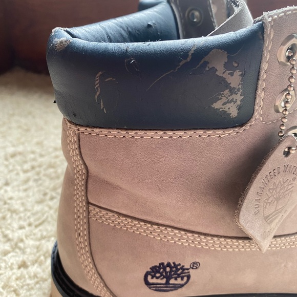 Timberland Grey and Navy Women’s Work Boots - Picture 6 of 9